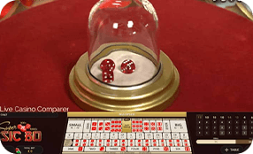Live Sic Bo dice table