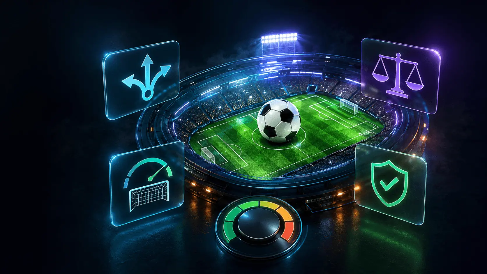 Football betting for beginners with 1X2 handicap and totals markets