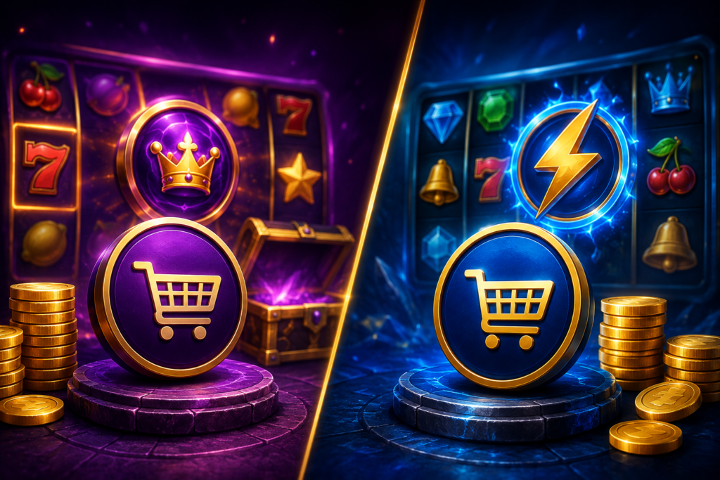 Slot feature purchase screen showing cost, mode and confirmation details